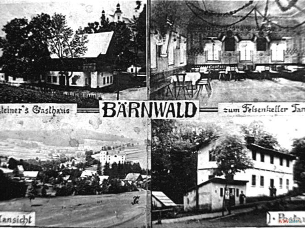 Alte Ansichtskarte Bärnwald.1