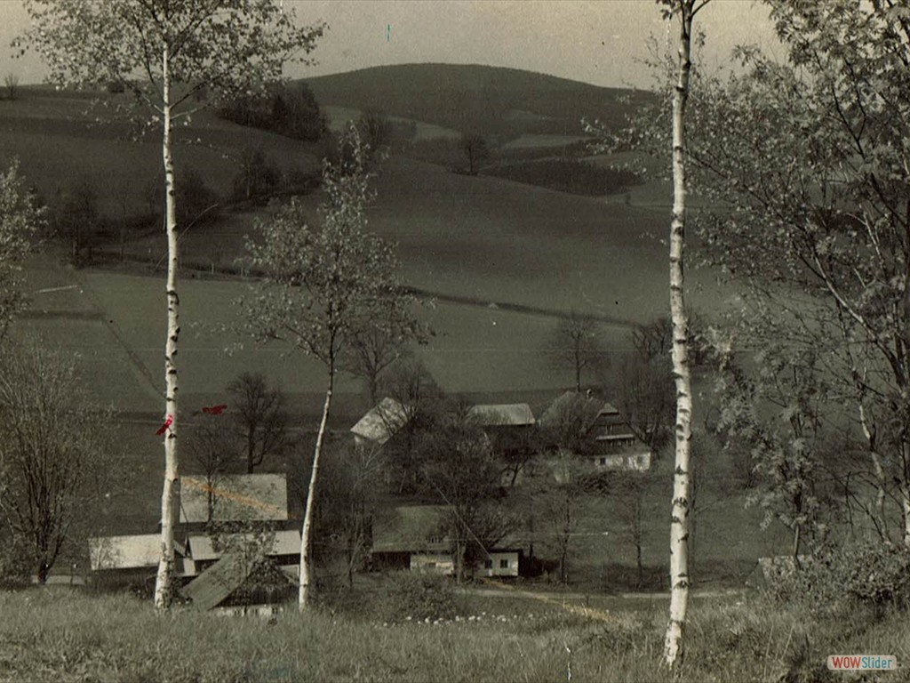 Bärnwald 1936.Blick auf Lux.Nr11 und 12