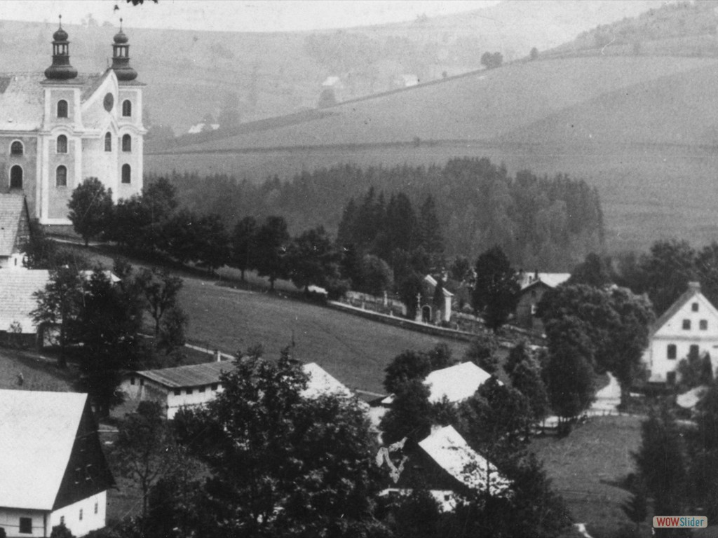 5. Baernwald.Blick auf die Kirche